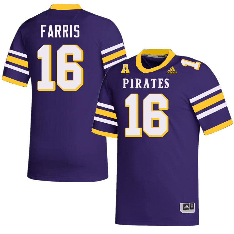 East Carolina Pirates #16 Robert Farris College Football Jerseys,Uniforms-Alternate Purple